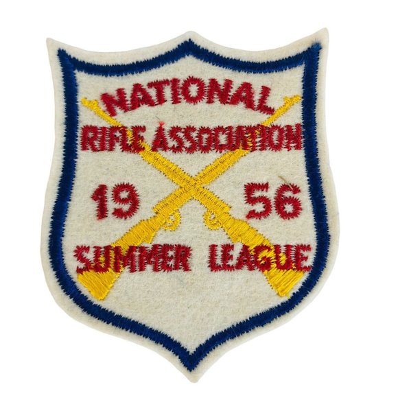 3 NRA Patches 1956 Unused Summer League Gallery National Rifle Association VTG - Picture 6 of 7